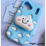 قاب سیلیکونی طرح ابر آبی پاپ سوکتی گوشی سامسونگ M07