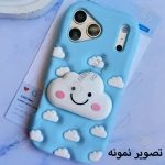 قاب سیلیکونی طرح ابر آبی پاپ سوکتی گوشی سامسونگ M07