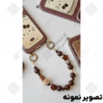 قاب جاکارتی دار آینه ای Hello kitty گوشی آیفون 16پرو مکس همراه با بند آویز